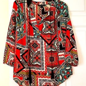 Multi colored blouse